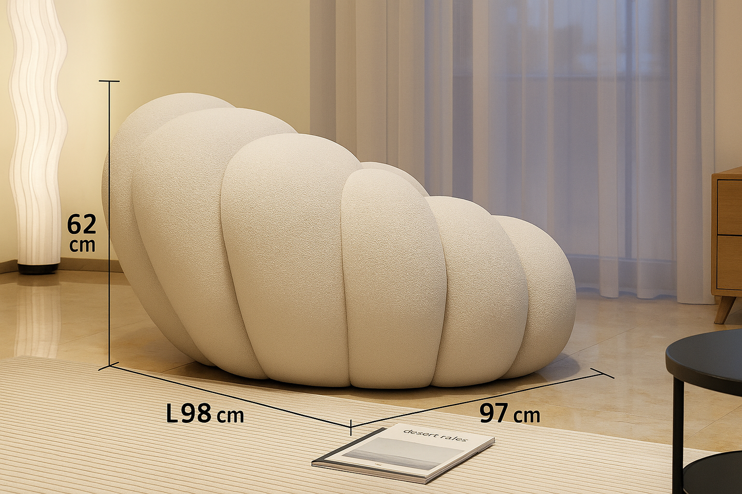 Fauteuil coquillage