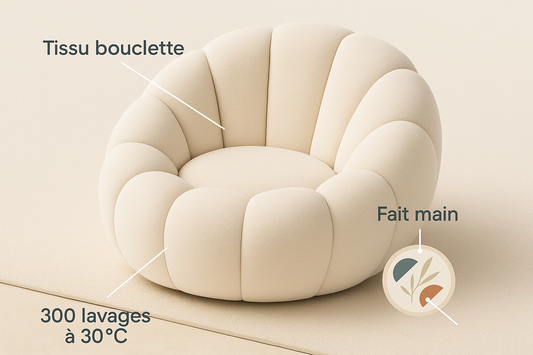 Fauteuil coquillage